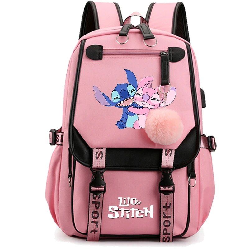 Lilo Backpacks for Teenager Back To School Girl Rucksack Backpack Casual Bag Women Anime Schoolbag_voghion.com
