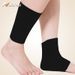 Breathable Ankle Support Sleeve - Lightweight Compression Wrap For Sports & Daily Wear - Unisex Fit For Running, Basketball, Hiking (Black/Beige)_voghion.com