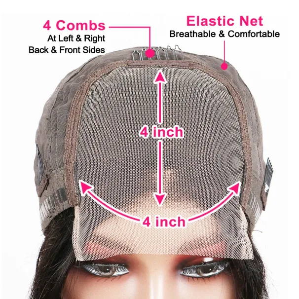 Parrucca Bob Liscia Super Doppia Disegnata Vietnam 13x4 Frontale 100% Capelli Umani Donne Nere_voghion.com