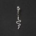 New Long Tassel Rhinestone Drop Belly Button Eing for Women Snake Shape Crystal Dangle Belly Button Eing Jewelry Gifts_voghion.com