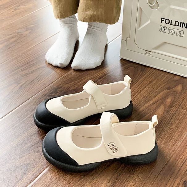 Csúnya és aranyos fehér francia Mary Jane bőrcipő, női szandál, 2024-es új, nyári Xiaoxiang, szoknyával, kényelmes, egyrészes cipő._voghion.com