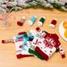 Knitted Christmas Wine Bottle Cover Cozy Snowman Design Holiday Decoration For Wine Gift_voghion.com