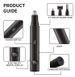 New Electric Nose Hair Trimmer Three-in-One Multi-Functional USB Charging Men's Grooming Set Type-C_voghion.com