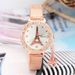 Plattform heißer verkauf mode Eiffelturm damen uhr dekoration net strap uhr weiblichen uhr_voghion.com