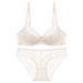 Intimo da donna, reggiseno con anello in acciaio morbido, piccolo e grande, set di reggiseno in pizzo con coppa sottile per donna_voghion.com