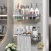 Mensola da bagno Premium senza foratura - Organizer da parete in alluminio spaziale per doccia, WC e lavabo, antiruggine e impermeabile_voghion.com