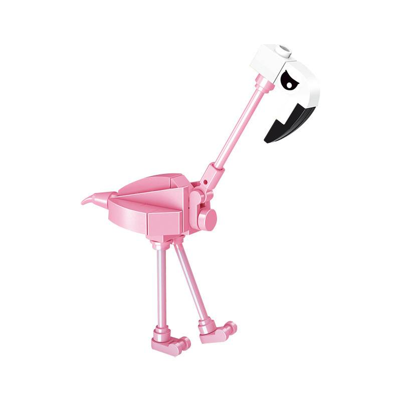 12 stücke Interessante und Spaß Cartoon Simulation Mini Vögel Serie Papageien Pinguine Eulen Bausteine Ziegel Weihnachten Spielzeug_voghion.com