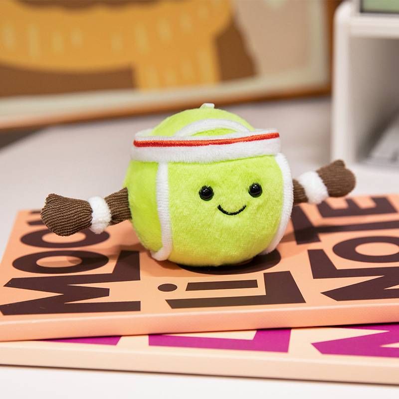 Stuffed Plush Animals Doll Gift Series Cake Diamond Ring Doll Tennis Doll Plush Toy Cute Holiday Gifts_voghion.com