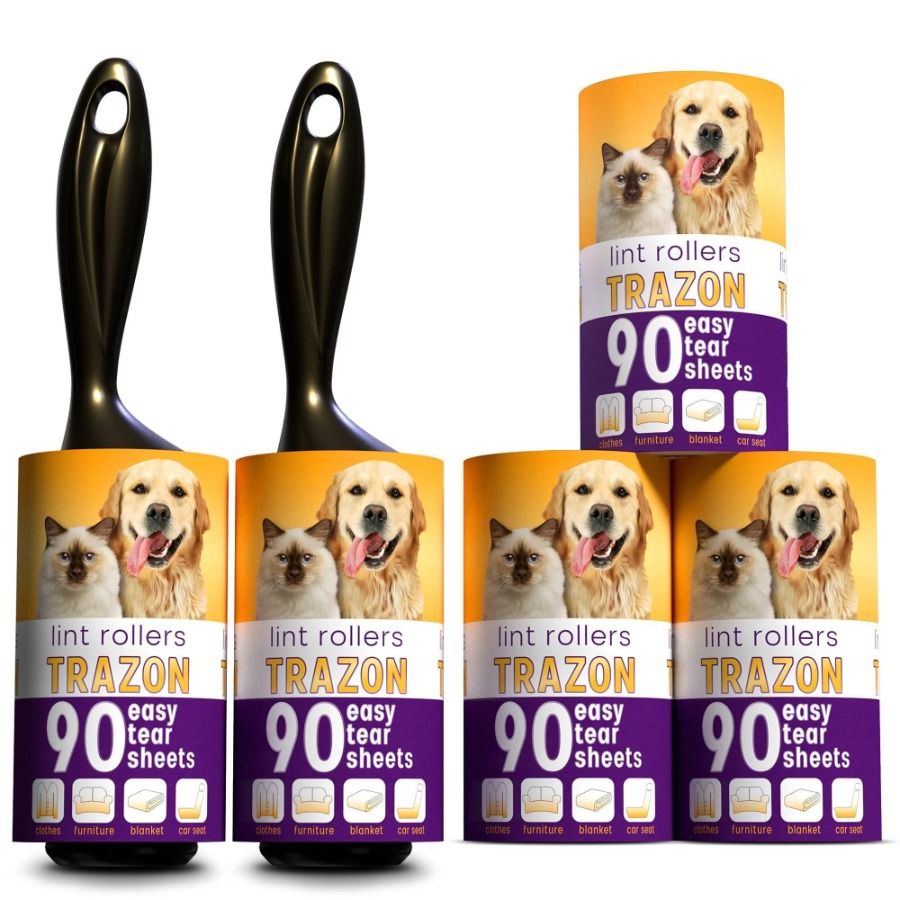 Cat Rollers 5 Value Pack Rollers Lint Sticky Roller Refills For Pet Lint Lint Of 450 Hair For Sheets Clothes Remover Dog Carpet_voghion.com