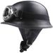 Retro new helmet Leather wrapped helmet Punk style helmet safety helmet_voghion.com