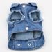 Hondenkleding Teddy Poedel Bichon Krabpatroon Denim Vest Persoonlijkheid Huisdierkleding Lente Herfst Stijl_voghion.com