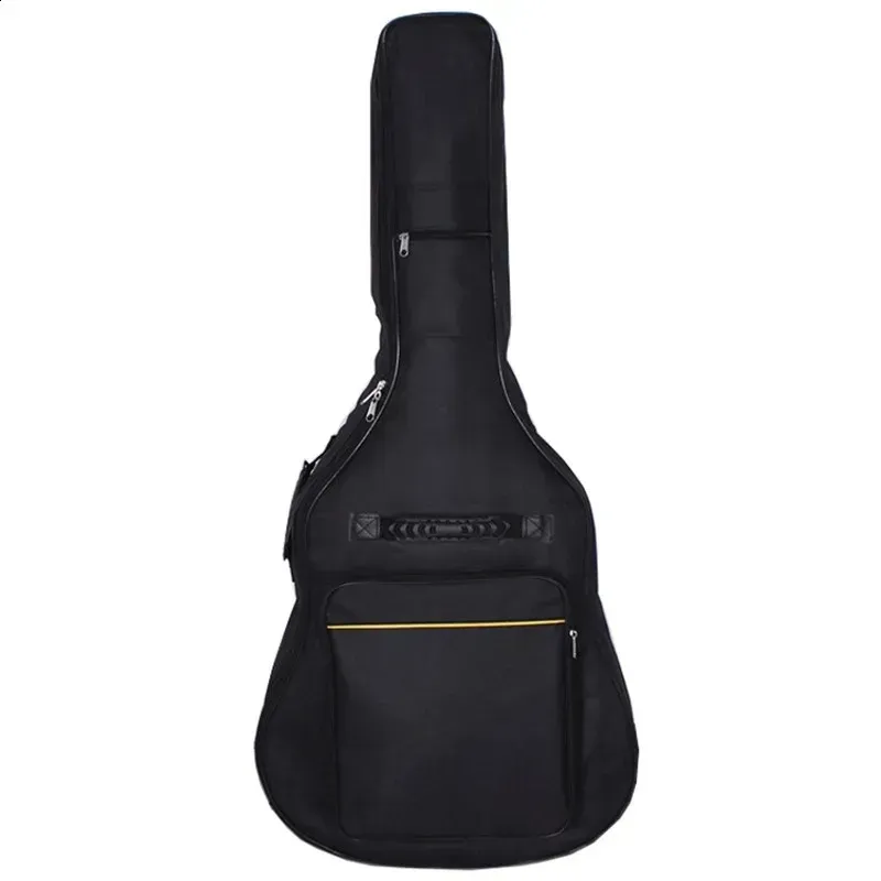 Mochila acústica de 4041 polegadas com alça dupla, à prova d'água, acolchoada em algodão, preta, 40/41, bolsa para instrumento musical 240822_voghion.com
