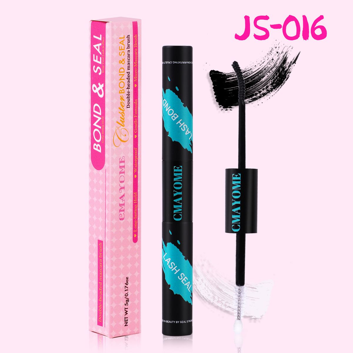 Make-up-Tools & Zubehör Doppelkopf-Kleber für falsche Wimpern, schnelltrocknend, mild, wasserfest, langlebig, zwei in einem_voghion.com