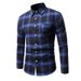 CT New Men's Slim Fit Floral Long Sleeve Fashion Business Casual Shirt_voghion.com