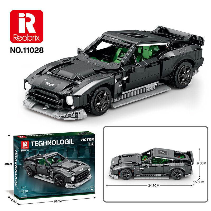 Supercar VICTOR Building Blocks – 800+ ABS Bricks STEM Toy For Boys, DIY Racing Car Model With Battery-Powered Motor_voghion.com
