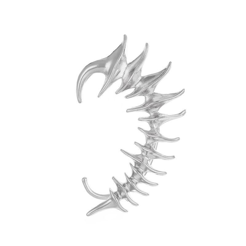  Cyberpunk Ohrclip Skelett Spike Metall Unisex INS für Frauen Männer Paar Ohrring Schmuck Geschenk_voghion.com
