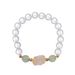 Neu Chinesischen Stil Weißen Kristall Einzigen Kreis Modische W der Natürliche Grüne Chalcedon Quaste Armband Schmuck Für_voghion.com