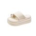 Damen Sommer Neue Mode Runde Dicke Sohle Offene Zehen Flip-Flops Bequeme Casual Plateau Strandsandalen_voghion.com