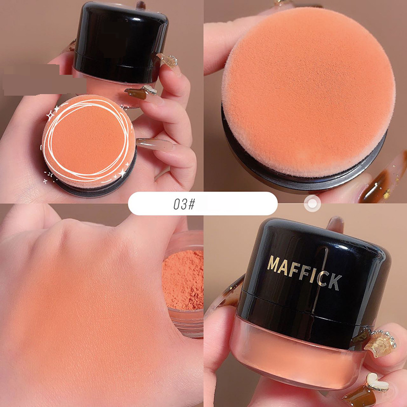Blush Maffick Vitality Blush Powder Skin Friendly Soft Color Air Cushion Blush Contour Even Skin Tone Rouge Powder Brighten_voghion.com
