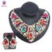 Set di gioielli di moda con strass di cristallo a goccia, girocollo, collana, orecchini, regali per feste di nozze_voghion.com