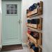 Rustic Handmade Shabby Chic Pallet Wood Floating Shoe Rack Ideal Storage_voghion.com