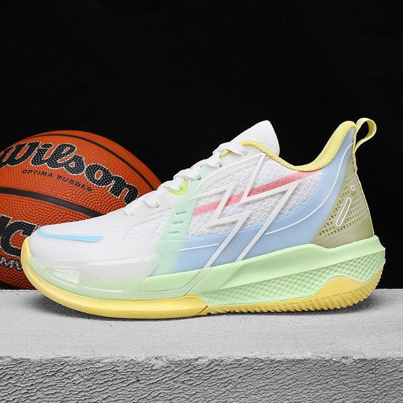 Men's And Women's Mesh Basketball Spring Summer Low-top Breathable Fashionable Night Glow Wear-resistant Non-slip Trendy_voghion.com