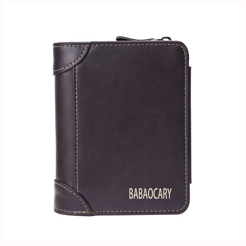 Men's Wallet Card Cases Men's Wallet Business Multi-functional Wallet Rfid Anti-degaussing Three-fold Zipper Card Bag_voghion.com