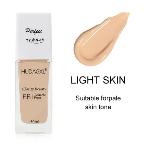 Fondotinta liquido opaco a 3 colori Crema per primer viso sbiancante e correttore a lunga durata Trucco idratante impermeabile_voghion.com