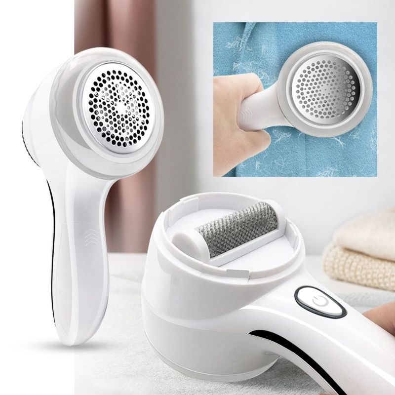 2 In 1 Clothes Shaver For Clothing; Battery Operated; Electric Lint Remover; For Sweaters; Coats; Hats; Fabric Shaver_voghion.com