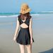 New sexy Korean hot spring backless one-piece seaside vacation slimming fairy swimsuit for women_voghion.com