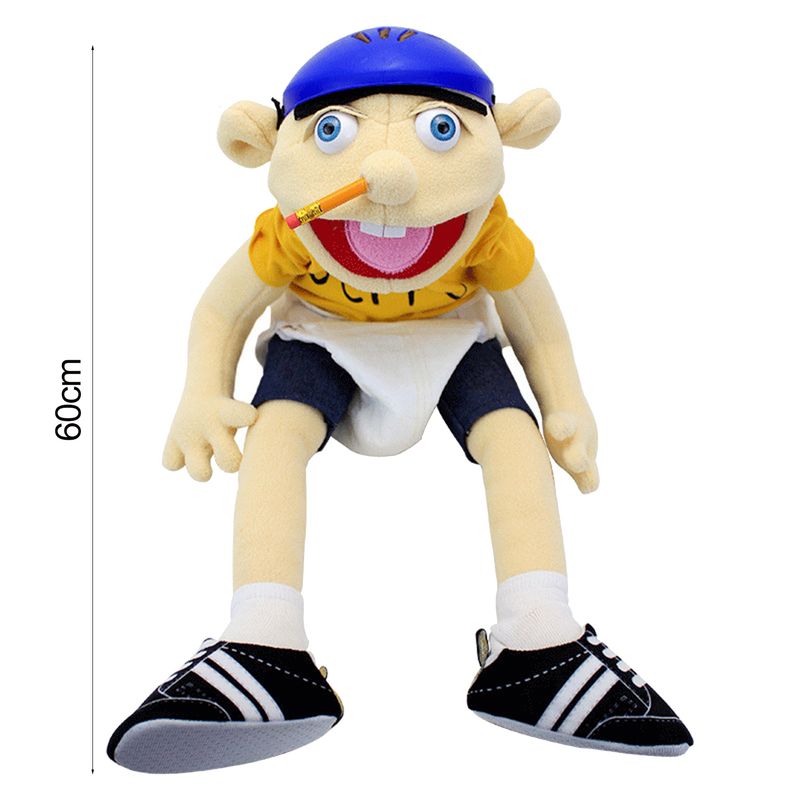Jeffy Hand Puppet Toy With Tops Shoes Adventure Game Plushies Role-Play Toy Imaginative Pretend Play Storytelling Prop Halloween Christmas Gift_voghion.com