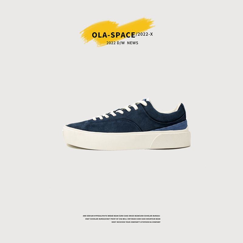 Guque Nischendesign Damen Wildleder Paar Skateboardschuhe, Trendy Vielseitige Low Top Sport- und Freizeitschuhe für Damen_voghion.com