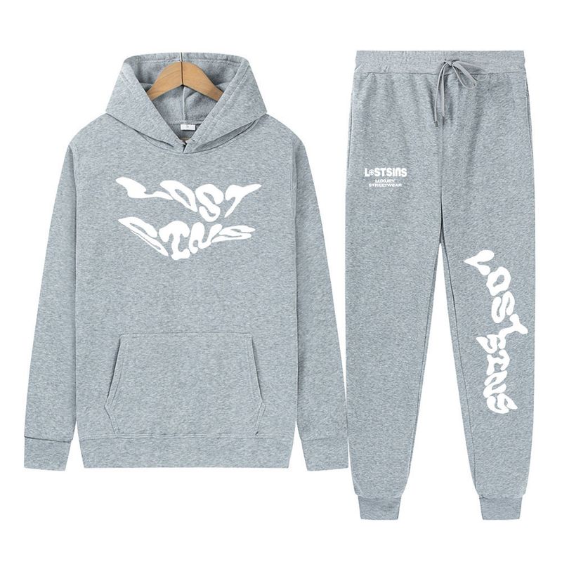 Men's Clothing 2024 New Y2K Sweater Suit LOSTSINS LUXURY STREETWEAR Street Autumn and Winter Style_voghion.com