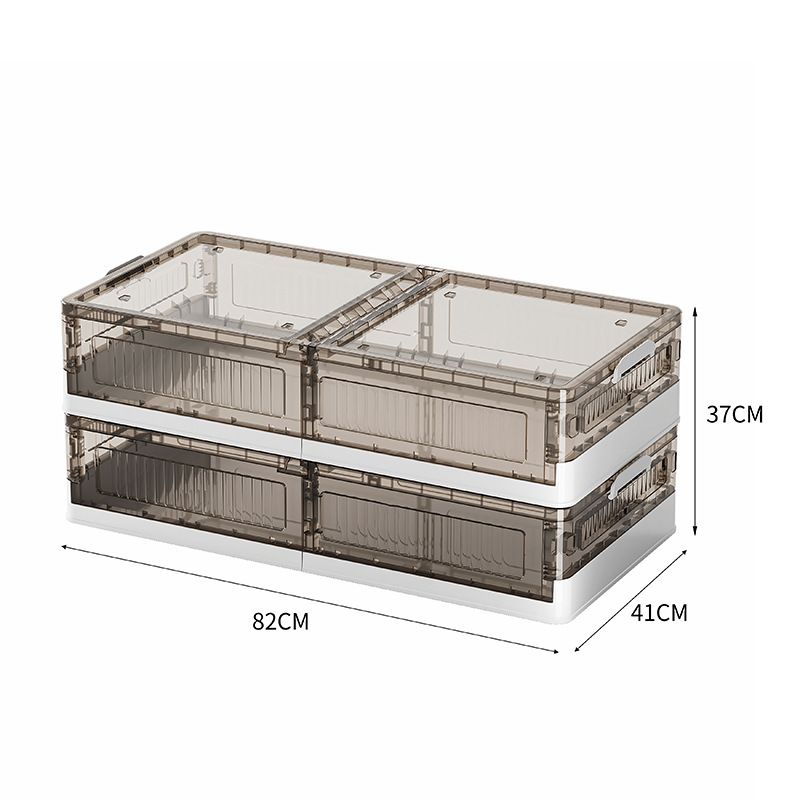 Underbed Storage Box With Wheels - Flat Plastic Organizer Drawers For Clothes & Blankets (Space-Saving, Easy Slide Design)​_voghion.com