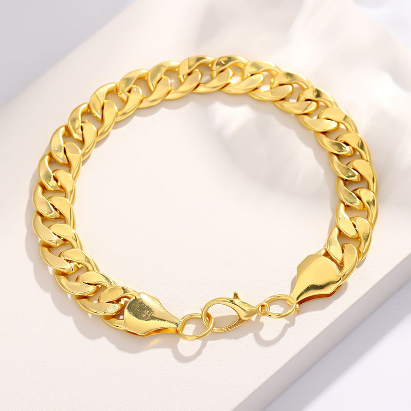 Bracciale cubano alla moda di alta qualità, reversibile, in acciaio inossidabile, da uomo, stile Hip Hop_voghion.com
