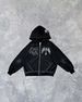New Y2K American Street Dark Style Pattern Print Loose Zipper Hoodie Sweatshirt_voghion.com