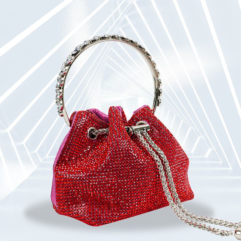 Borsa da donna con paillettes decorative secchiello moda spalla sottobraccio celebrità di Internet borsa da donna portatile_voghion.com