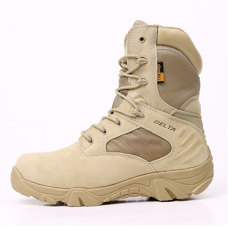 WalkPrime Cross-Border Source Nieuwe High-Top Militaire Heren Combat Waterdichte Delta Woestijn Wandelschoenen Op Voorraad_voghion.com