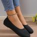 Modische Plus-Size-Schuhe Frühjahr/Herbst 2024: Neue, lässige Mesh-Slipper für bequeme Mütter_voghion.com