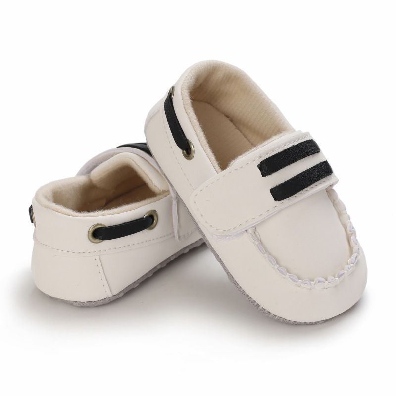 Vår och höst babysmåbarnsskor Mjuka sulor Andas babyskor Mode All Match små läderskor_voghion.com