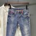 Men's Clothing Carefully Selected New Summer Men's Korean Denim Fashion Brand Casual Elastic Slightly Tapered Small Straight Jeans For Men_voghion.com
