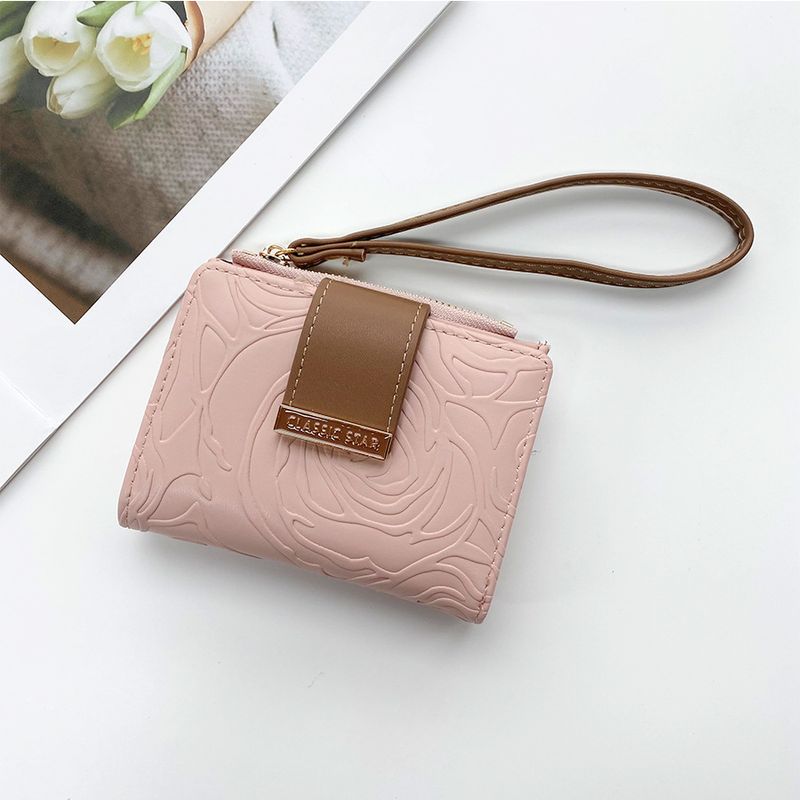 Münzbörsen und -halter Geprägte kleine Brieftasche Neue multifunktionale Münzbörse mit Reißverschluss für Frauen High-End-Mode-Kartenhalter_voghion.com