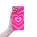 Funda TechGlobe Minimalista de Cobertura Total con Diseño Transfronterizo en Forma de Corazón, Compatible con iPhone 14 Pro Max_voghion.com