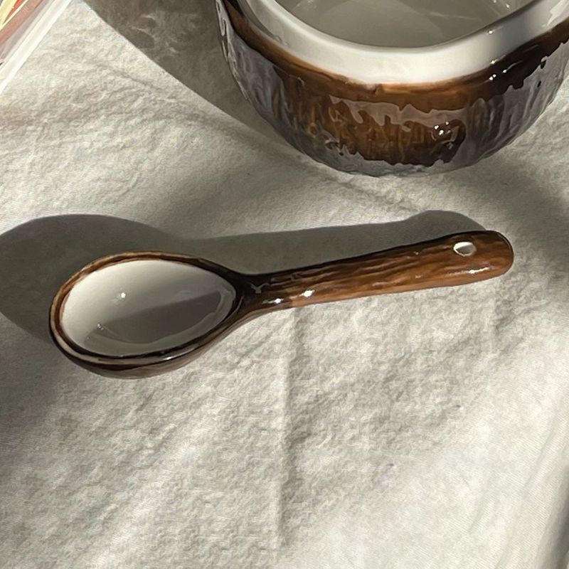 Creative INS Ceramic Milk White Coconut Meat Coffee Mug Niche Breakfast Home Water Cup_voghion.com