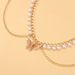 Fashionable Versatile Accessories, Simple Multi-layer Metal Body Personalized Butterfly Waist Chain, Inlaid With Bricks_voghion.com