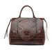 Borsa tote vintage in rilievo da donna LEMON KOKO - Borsa a tracolla in pelle PU di grande capacità con chiusura a cerniera e tasche multiple per l'uso quotidiano_voghion.com