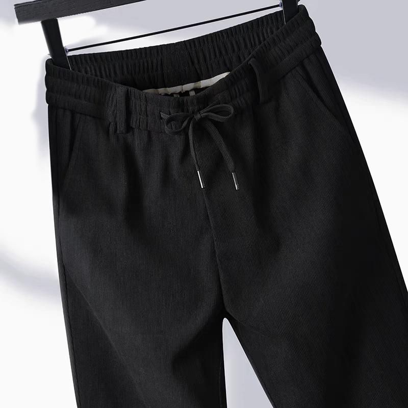 Pantalons décontractés épais pour hommes, pantalons de sport amples, respirants et extensibles_voghion.com
