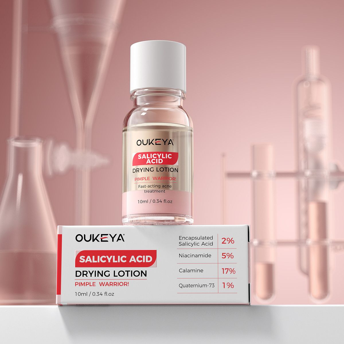 Siero Doppio Acido Acne Polvere Acqua Acido Salicilico Schiarisce Pelle Acne Segni Acneici Viso Pelle di Gambero Estate Acne Polvere Acqua_voghion.com