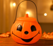 Halloween Lantern Basket Children's Handheld Candy Box Trick-or-Treat Props Toy Decoration Pumpkin Bucket_voghion.com