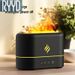 Humidificateur ultrasonique à simulation de flammes, 7 couleurs, avec éclairage d'aromathérapie, diffuseur d'huiles essentielles alimenté par USB, 1 pièce_voghion.com